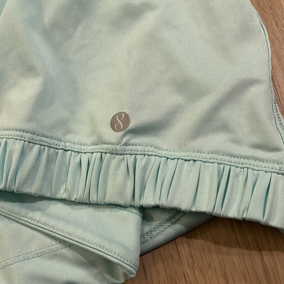 Aqua Hooded Quarter Zip Long Sleeve Top - Picture 6 of 12